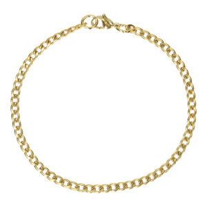 BRANSOLETKA CUBAN (ZŁOTA) 4MM